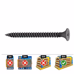 Boite De 500pcs Vis De Fixation Placoplatre - Metal , Ssf 3.9 X 45 Phosphaté - Celo