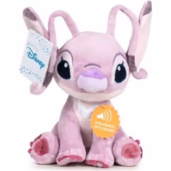 Peluche - DISNEY - Angel Stitch - 20 cm - Rose - Mixte - Intérieur