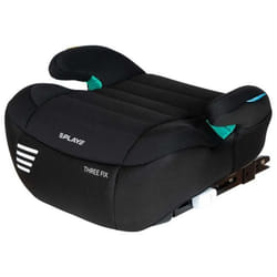 Rehausseur Enfant - PLAY - Three Fix I Size - Isofix - Extra Confortable - Noir