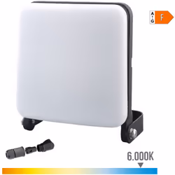 spot led 30w 2360lm 6000k luz fria frameless edm. ip65 avec connecteur. en aluminium et plastique, 25000h 220-240v 50hz, pf 0 ...