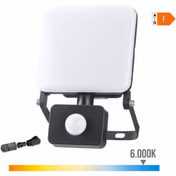 spot led 20w 1560lm 6000k luz fria con sensor frameless edm. ip65 inclus connecteur. en aluminium et plastique, 25000h 220-24 ...
