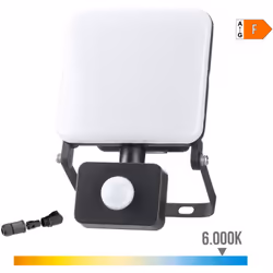spot led 50w 4100lm 6000k lumière froide avec capteur edm sans cadre. ip65 inclus connecteur. en aluminium et plastique, 2500 ...