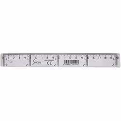 Règle plate - Faibo - 821714 - Transparent - 20 cm - Mixte