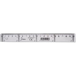 Règle plate - Faibo - 821714 - Transparent - 20 cm - Mixte