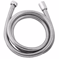 Tuyau De Douche En Acier Inoxydable. Taille: 2m. Couleur Chrome. Matériel: Tuyau En Acier Inoxydable. Écrous En Laiton. Doubl ...