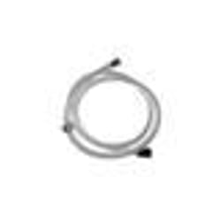 Tuyau de douche souple - GENERIQUE - Blanc/Chrome - 15m - PVC - Annelé