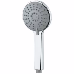 Poignée De Douche Anti-Calcaire. Round. 3 Fonctions. Dimensions: Ø10,3x3x23,5cm (diamètre/profondeur/hauteur) Couleur Chrome. ...