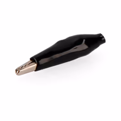 Pince crocodile noir Matière : métal/pvc. Edm. . Poids : 0,002Kg Matériau : Métal Indice de Protection IP : IP20 Couleur : No ...