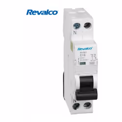 Revalco 1 Pôle+Neutre Magnétothermique 10A (étroit) Interrupteur magnétothermique de la célèbre marque Revalco, conçu pour pr ...