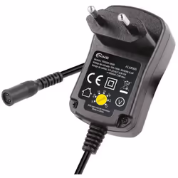 Alimentation Électronique 12v 600 Mah 7.2w Avec Sélecteur Réglable 3,0v/4,5v/5,0v/6,0v/7,5v/9,0v/12,0v Avec 6 Prises Intercha ...