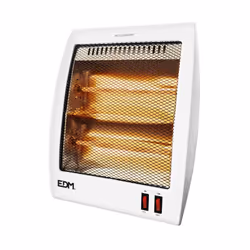 Chauffage d'Appoint Quartz EDM 07109 Blanc 1000 W