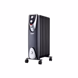 Radiateur EDM Black Edition Noir/Gris 1500 W