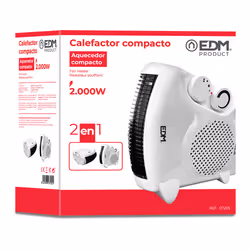 EDM 07205 appareil de chauffage Intérieure Blanc 2000 W Chauffage de ventilateur électrique