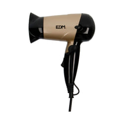 EDM 07634 sèche-cheveux 1000 W Noir, Or