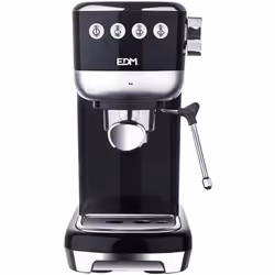 Machine à espresso 20 bars edm. réservoir d'eau 1,3l. mode simple et double tasse. buse pour faire mousser le lait et chauffe ...