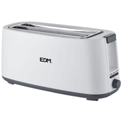 Grille-pain Edm à Double Longue Fente Blanche - Edm
