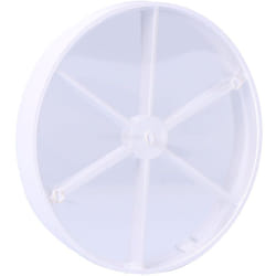 Clapet anti-retour extracteur 08413 Ø10cm EDM Blanc - Plastique