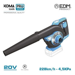 Aspirateur souffleur - Koma Tools - Pro Series - 20V - Sac inclus - Buse amovible