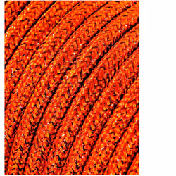 Câble Cordon Tubulaire 2x0,75mm Marron Brillant 5m