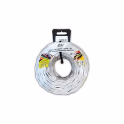 Textile tressé parallèle 3x2,5mm white 5mts. Textile tressé parallèle 3x2,5mm white 5mts. EAN: 8425998118902