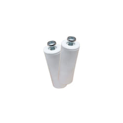 Butée de store PR08 40 mm en polystyrène blanc (2 unités, vis comprises)