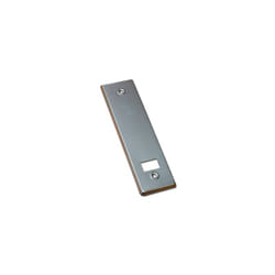 Garniture pour collecteur aveugle 'PR06' 22,3x6,5cm en aluminium argenté