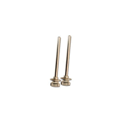 Serrure de volet roulant PR09 Ø8xØ25x120 mm en acier chromé (2 unités, vis incluses)