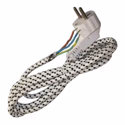 Cordon fer à repasser 3x0,75mm 1,8m edm . . . Indice de Protection IP : IP20 Certification : CE Garantie : 2 ans Rechargeable ...