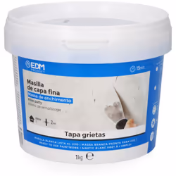 [Couche fine] Mastic prêt à l'emploi pour des réparations rapides de petites fissures, fissures et trous de clous sur murs et ...