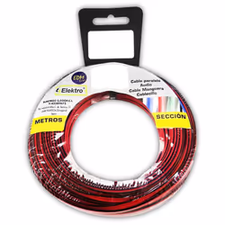 Bobine Câble Parallel 2x1,5mm Noir/Rouge 20m (AUDIO)