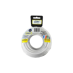 Enrouleur de tuyau tubulaire 2x0,75mm blanc 25mts