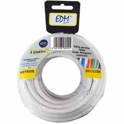 Enrouleur De Câble Coaxial Blindé En Aluminium 15m Edm Impédance: 75 Ohm. Capacitance: 54 Pf/M. Taux De Propagation: 85% De P ...
