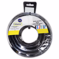 Bobine Câble Tubulaire Acrylique 4x2,5mm 1000v Noir 20m