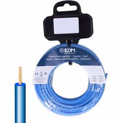 ENROULEUR DE CÂBLE SOUPLE 4mm BLEU SANS HALOGÈNE 50m ENROULEUR DE CÂBLE FLEXIBLE 4mm BLEU SANS HALOGÈNE 50m Chez European Too ...