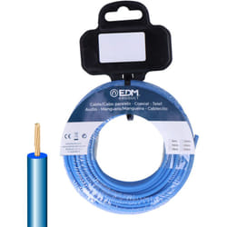 Enrouleur de câble flexible, 4mm, bleu, 50m, sans halogène 28505