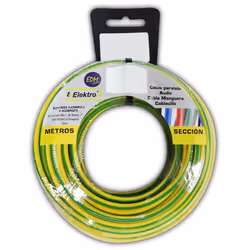Bobine Fil Électrique Flexible 6mm Bicouleur Sans Halogène 10m