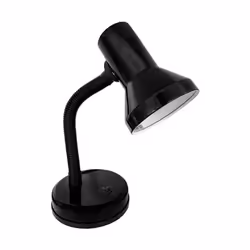 Lampe de bureau - EDM - London - Noir métal - Ampoule E27 60W - Système de flexo