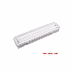 Réglette Fluorescent Etanche Pour Tube Led 2x18w (EQ. 36w) 220v 125cm Ip65 Edm - GENERIQUE