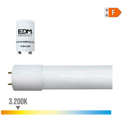 EDM - Tube Led T8 9w 800lm 3200k Lumière Chaude (EQ.18W) Ø2,6x60cm