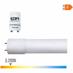 Ce Tube type néon à LED d'une puissance de 22W remplace les tubes néons T8 (T8). Teinte de lumière : Luz cálida 3200K - angle ...