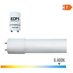 EDM - Tube Led T8 14w 1080lm 6500k Lumière Froide (EQ.30W) Ø2,6x90cm