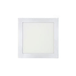 Edm - Downlight Led À Surface Carre 20w 1500lm 4000k Blanc Lumière Du Jour 22,5x22,5x4cm