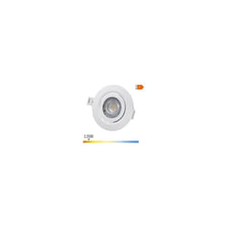 EDM - Spot led encastré blanc - 9W 806Lm 3200K - 31641