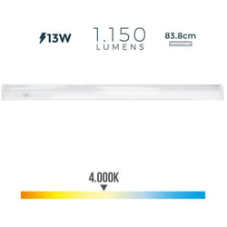 EDM - Réglette Led électronique 13w 1150lm 4000k Lumiere Du Jour 3,6x83,8x3cm