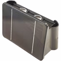 Applique murale solar de 4 led, avec détecteur de crépuscule, 200lm, 4w, lumière chaude 3.000k, ip65, batterie 3,7v, 2.000mah ...