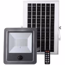 Projecteur solaire - EDM - 31862 - 100 W - 1200 lm - Détecteur de mouvement