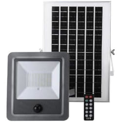 Projecteur solaire - EDM - 31862 - 100 W - 1200 lm - Détecteur de mouvement