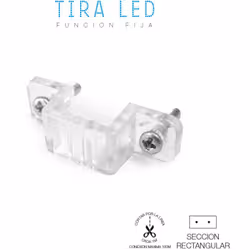 Support fixation pour ruban led pour ref:31915-31916-31917-31918-31919-31920 edm . . . Poids : 0,002Kg Indice de Protection I ...