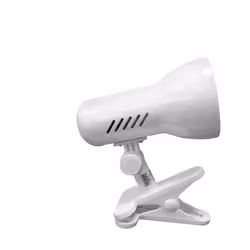 Projecteur Avec Pince. Couleur Blanche. Modèle Galaxie E27. Puissance Maximale: 60w. (AMPOULE Non Incluse) Taille: Ø8x13,5 cm ...