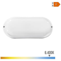Applique Murale Ovale Led 18w 1820lm 4000k 23x4,5x10,2cm EDM